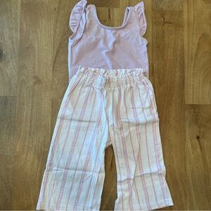 Charming Lavender & White Toddler Matching Set